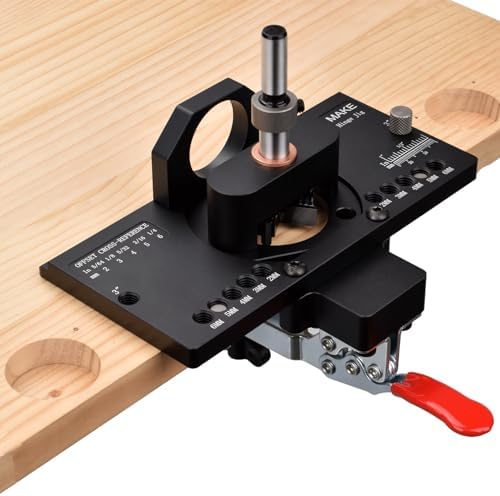 GOINGMAKE Metal Concealed Hinge Jig with Quick Clamp,35mm Cabinet Hinge Jig by GOINGMAKE