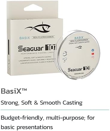 Seaguar Basix Freshwater Mainline, 100% Fluorocarbon Fishing Line, Multiple Sizes - Image 2