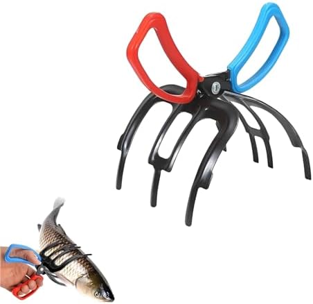3 Claw Fish Gripper, 2026 New Multifunctional Metal Fishing Pliers Gripper, Non-Slip Fish Grabber Tool, Lightweight Fishing Accessories for Catch and Release by Lyngvio