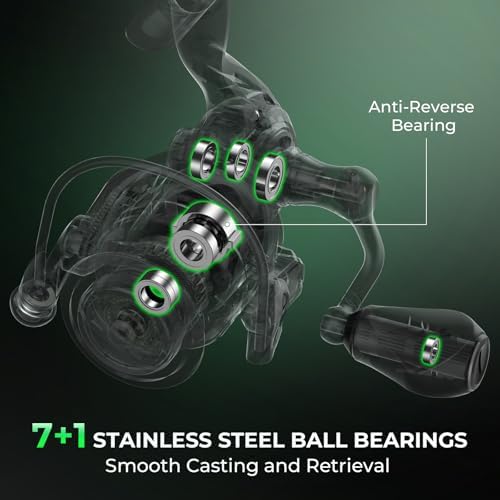 KastKing Zephyr Dual-Tip Baitcaster & Spinning Fishing Rod and Reel Combo - Image 6