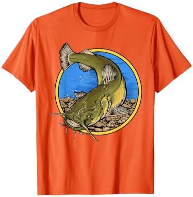 Flathead Catfish Fishing T-Shirt by Hunting+%26+Fishing+Merch