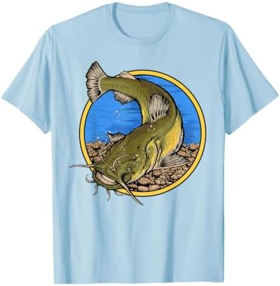 Flathead Catfish Fishing T-Shirt by Hunting+%26+Fishing+Merch