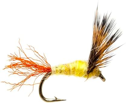 Outdoor Planet 12 Psycho Prince/Anato May/PMX/Parachute Hopper Dry Flies and Nymph Flies for Trout Fly Fishing Flies Lure Assortment - Image 5