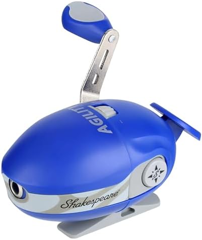 Shakespeare Agility Spincast Fishing Reel, Ultra-Ergonomic Design, Soft-Touch Handle Knobs, Pre-spooled with Stren Line by ShakespeareFishing