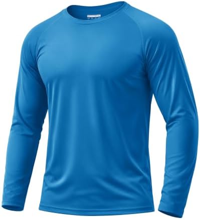 Boladeci Men's UPF 50+ Sun Protection UV SPF Shirts Long Sleeve Lightweight Quick Dry Swim T-Shirts Rash Guard by Boladeci