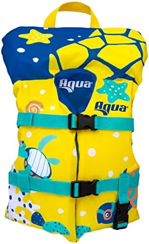Aqua Oceans 7 Life Jacket for Kids - US Coast Guard Approved Life Vest for Infant, Child & Youth Boys and Girls, Open-Side PFD for Boating, Swimming & Water Sports - Image 4