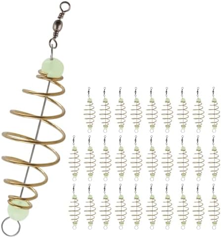 30PCS Fishing Bait Cage Spring Feeder Groundbait Feeder Rig Kit by CASTSTRIKE
