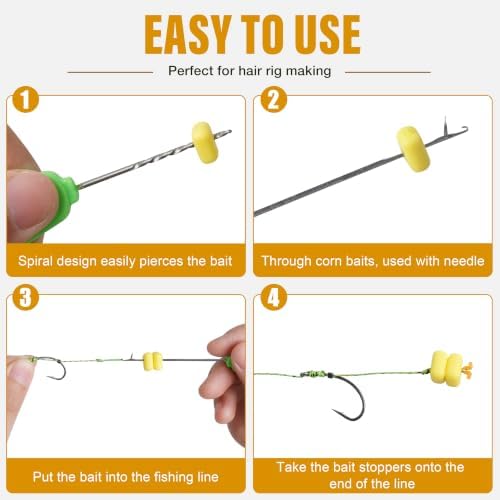 Carp Fishing Bait Rig Tool Kit 7 in 1 Baiting Rigging Needle Set - Image 4