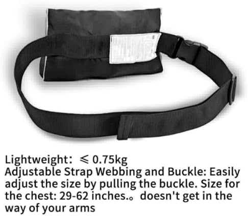 Manual Inflatable Life Jacket,Preserver PFD for Adults,Life Vest for Adults,Supports Weight up to 330 pounds - Image 6