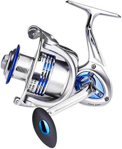 Diwa Spinning Fishing Reels for Saltwater Freshwater 3000 4000 5000 6000 7000 Spools Ultra Smooth Ultralight Powerful Trout Bass Carp Gear Stainless Ball Bearings Metal Body Ice Fishing Reels - Image 5