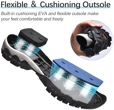 Water Shoes Men Hiking Fishing Boat Arch Support Beach Wading - Image 4