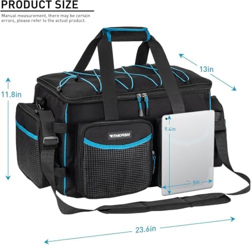 THKFISH Waterproof Large Fishing Tackle Bag for 3600/3700 Tackle Box - Image 5