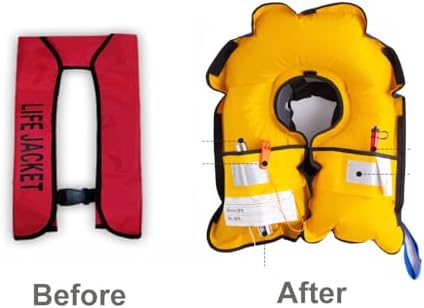 33Gram CO2 Cylinder Cartridges for Inflatable Life Vest, Automatic/Manual Life Jacket Rearming Kit - Image 3