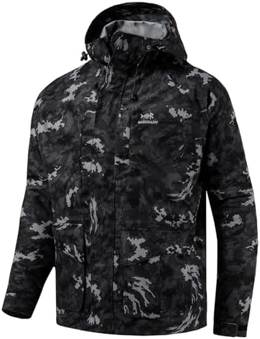 BASSDASH Walker-LW Breathable Waterproof Fishing Hunting Wading Jackets with Silent Outer Fabric for Men Women by Bassdash