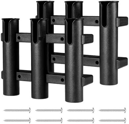 2 Pcs Rod Holders for Fishing Boat with Screws by Unknown