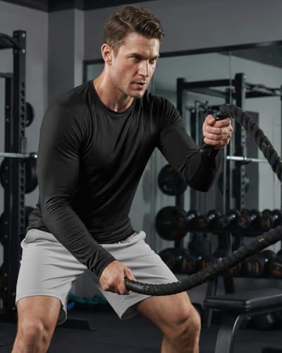 MAGCOMSEN Men's Long Sleeve Shirts UPF 50+ UV Sun Protection Athletic Shirts for Hiking Running Workout Rash Guard - Image 2