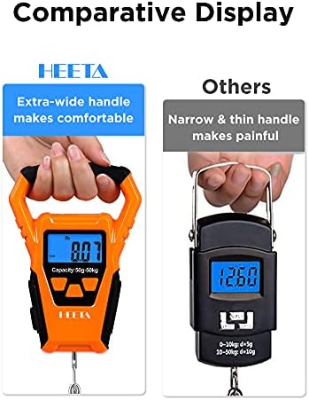 HEETA Waterproof Fish Scale Digital Hanging Fishing Luggage Weight Scale - Image 6
