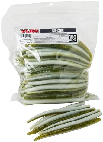 Yum Lures Dinger 5" Bulk 100-Pack by YUMBaitCo