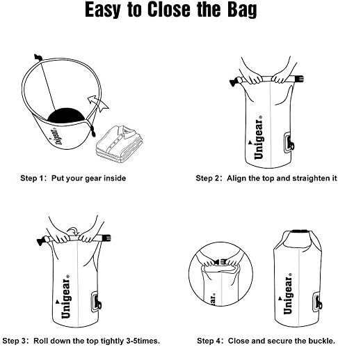 Unigear Floating Waterproof Dry Bag for Kayaking, 2L/5L/10L/20L/30L/40L - Image 6