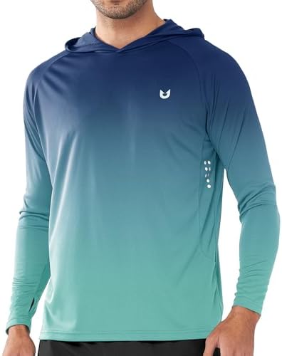 NORTHYARD Men's Sun Hoodie Long Sleeve Fishing Shirts UPF 50+ Rash Guard by NORTHYARD