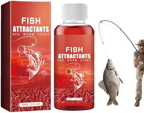 Red Worm Liquid, Red40 Ink Fishing Liquid, Red Worms Fish Attractant, Fishing Scent Attractant for Trout, Cod, Carp, and Sea Bass - Image 4