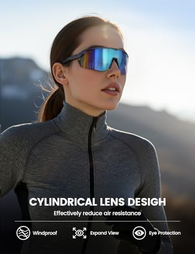 Lamicall 24g Polarized Sports Sunglasses for Men Women - UV400 Protection Sun Glasses for Baseball Running Cycling Fishing - Image 4