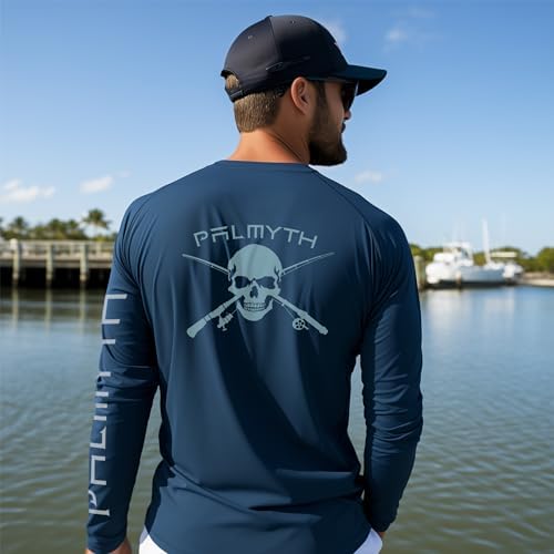 Palmyth Fishing Shirts for Men Long Sleeve UPF 50+ T Shirt Sun Protection - Image 3