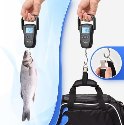 Fishfun Rechargeable Fish Scale, Digital Hanging Fish Weight Scale with Large Handle and Tape Measure for Fishing, Hunting, Outdoor, Farm, 110lb/50kg - Image 6