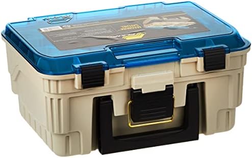Plano 1349-00 Two Level Magnum 3449 Tackle Box, Sandstone/Blue, One Size by PLANO%C2%AEOutdoors