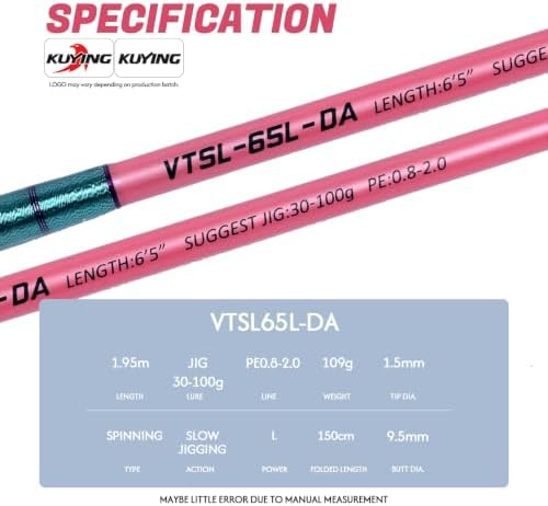 Vitamin Sea Slow & Light Fishing Jigging Rod, Spinning & Casting - Image 3