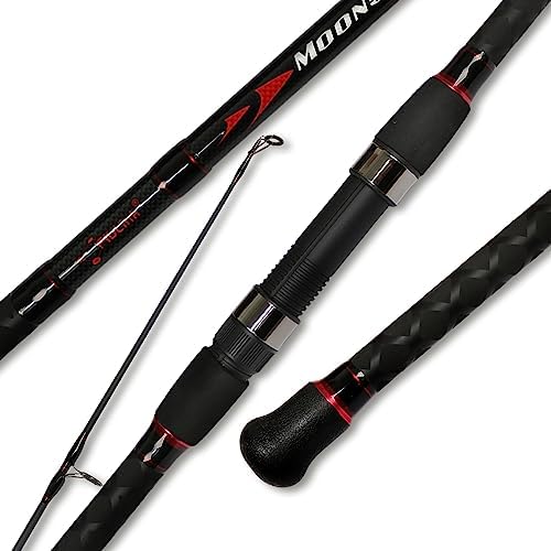 Fiblink Surf Spinning Fishing Rod 2-Piece/4-Piece Graphite Travel Fishing Rod by Fiblink