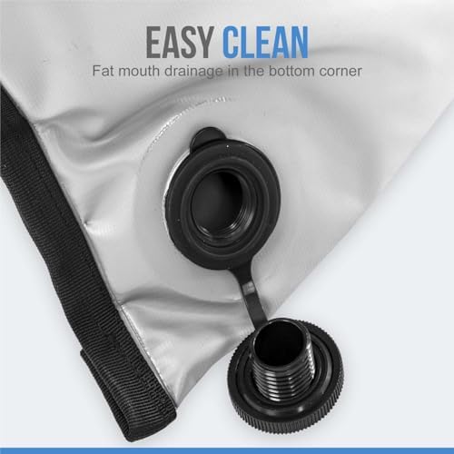 Flat PVC Tarpaulin Insulated Fish Cooler Kill Bag - Waterproof Fishing Cooler Bag with Easy Grip Carry Handles - Portable Soft Cooler - 3 Sizes - Image 3