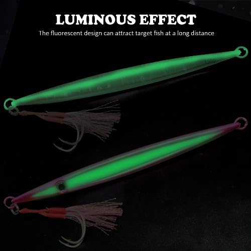Vertical Jig Fishing Lures Saltwater Jigs Spoon Metal Design Tuna Baits - Image 5