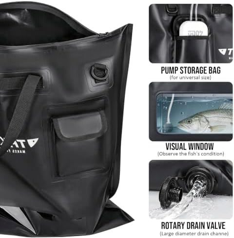 THKFISH Fish Tournament Weigh in Bag for Bass Fishing with Leakproof Zipper - Image 2
