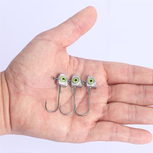 Fish Eye Swimbait Fishing Jig Heads for Bass Fresh&Saltwater - Image 6