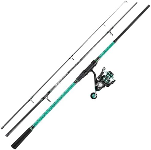 Sougayilang Surf Fishing Rod and Reel Combo, 9-15 ft 3-Piece Surf Rod with 4000-6000 Spinning Reel, Carbon Fiber Saltwater Fishing Combo for Beach Bank and Pier Fishing - Image 2