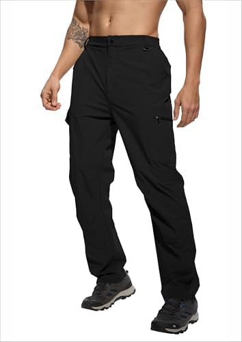 Men's Lightweight Hiking Cargo Pants Waterproof Quick Dry Travel Climbing Camping Fishing Mens Work Pants Outdoor - Image 2