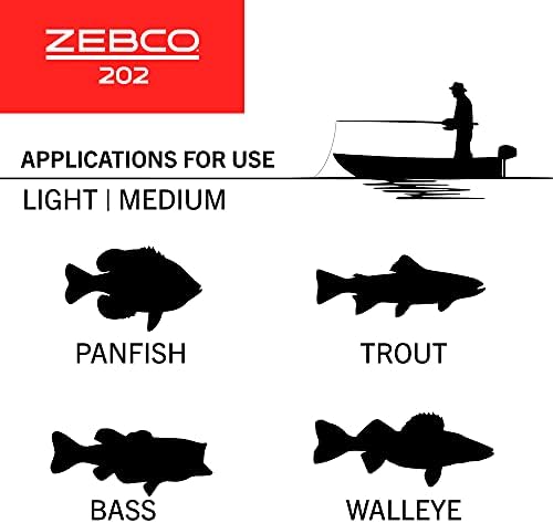 Zebco 202 Spincast Fishing Reel, Right-Hand Retrieve, Durable All-Metal Gears, Stainless Steel Pick-up Pin, Pre-Spooled with 10-Pound Zebco Fishing Line, - Image 5