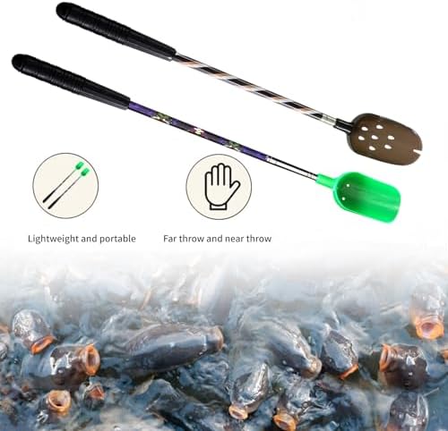 3 Section Fishing Baits Lures Spoon Baits Fishing Baiting Throwing Spoon Lure Feeder Scoops Casting Baits Shovel - Image 6