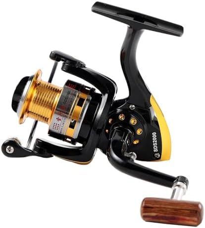 Diwa Spinning Fishing Reels for Saltwater Freshwater 1000 2000 3000 4000 5000 6000 Series Fishing Spool Left/Right Interchangeable Trout Carp Spinning Reel Light and Smooth by Diwa