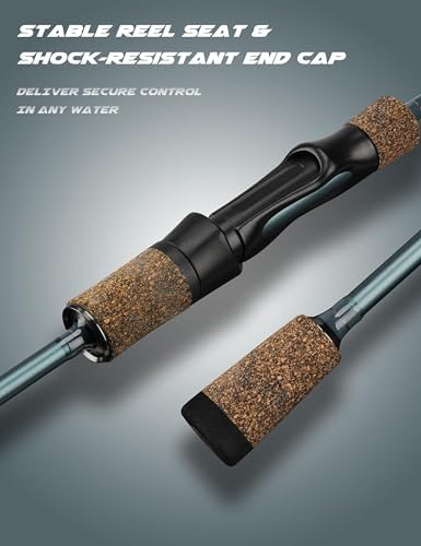 Rezil Ultralight Freshwater & Light Saltwater Trout Fishing Spinning Rod - Image 3