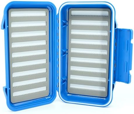 Kingfisher Large Waterproof Fly Box Great for Streamers and Saltwater Flies - Image 2