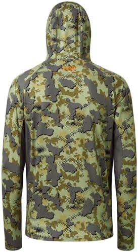 BASSDASH Men's UPF 50+ Camo Long Sleeve Hunting Fishing Hoodie Shirt - Image 2