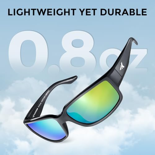 KastKing Skidaway Polarized Sport Sunglasses for Men and Women, Wrap Design - Image 6