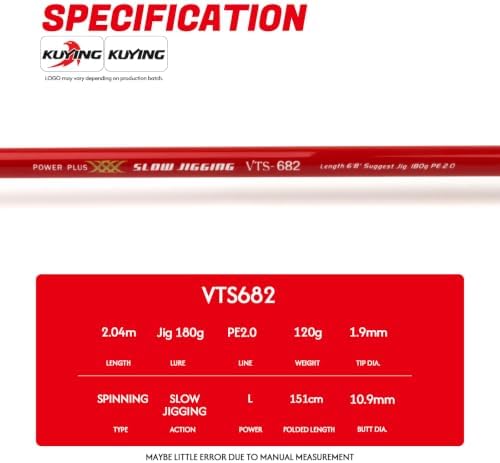 Vitamin Sea Slow & Light Fishing Jigging Rod, Spinning & Casting - Image 3