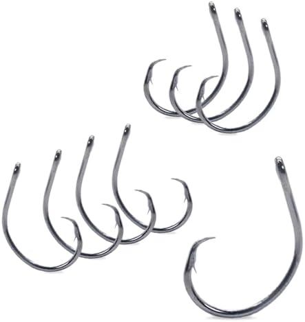 Mustad 39944 Demon Perfect Circle in-Line Wide Gap Fishing Hooks, Black Nickel, UltraPoint by Mustad