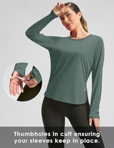 G Gradual Women's Sun Shirts UPF 50+ Long Sleeve Workout Hiking Tops - Image 6
