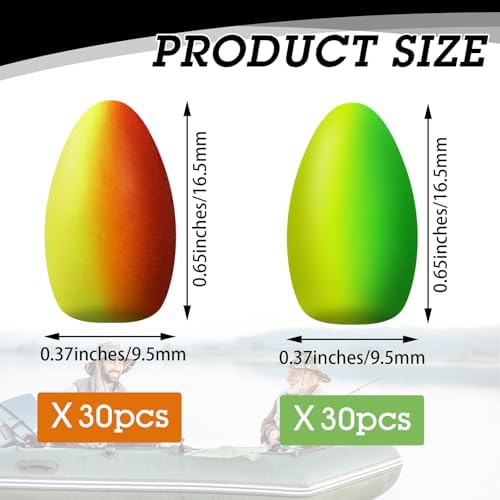 Skylety 60 Pcs Pompano rig Float Foam - Image 2