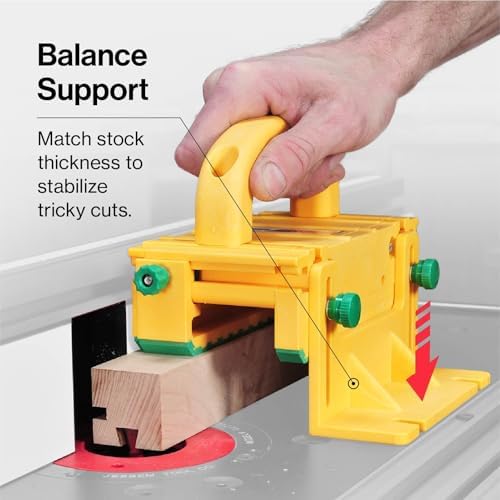 MICROJIG GRR-RIPPER GR-100 3D Table Saw Pushblock, Yellow - Image 5