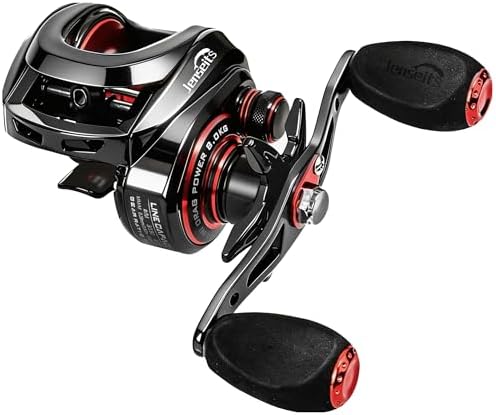 Jenseits Baitcaster Reels, 7.3:1 High Speed Baitcasting Fishing Reel, 7+1BB by Jenseits